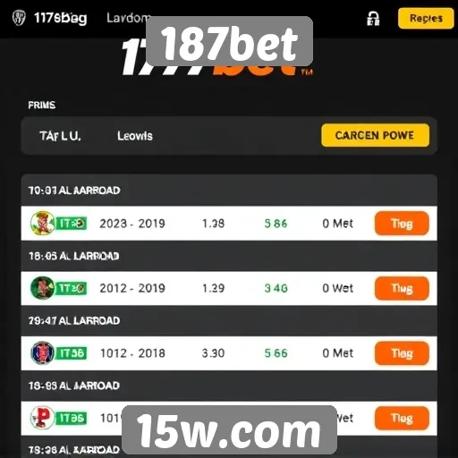 Comparação das odds oferecidas pelo 187bet