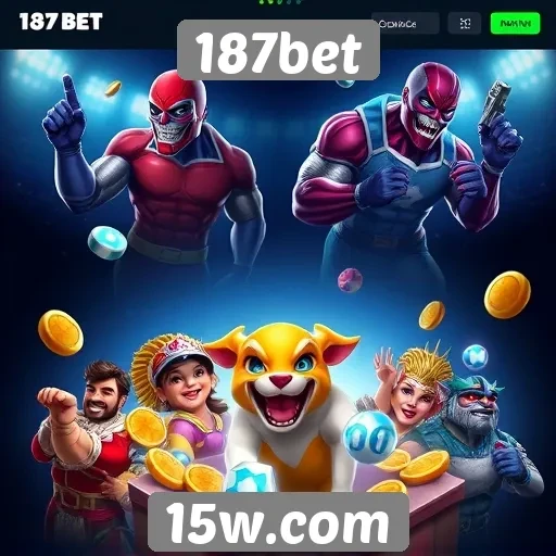 Variedade de jogos disponíveis no 187bet